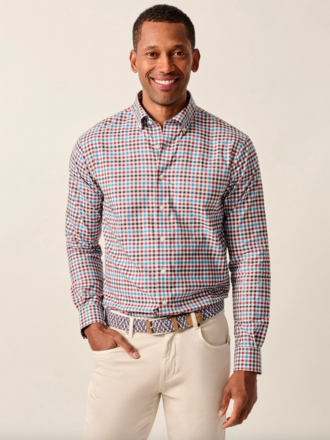 JOHNNIE-O Featherweight Performance Button Down Shirt - Hartwick