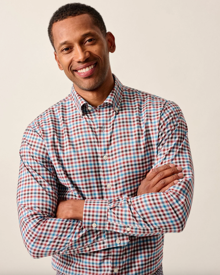 JOHNNIE-O Featherweight Performance Button Down Shirt - Hartwick