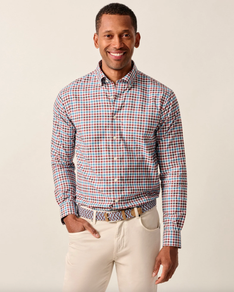 JOHNNIE-O Featherweight Performance Button Down Shirt - Hartwick