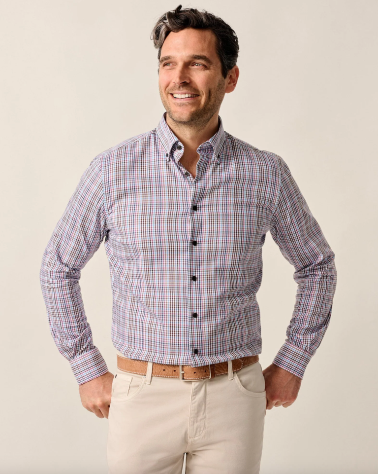 JOHNNIE-O Natural Performance Button Down Shirt - Adelson