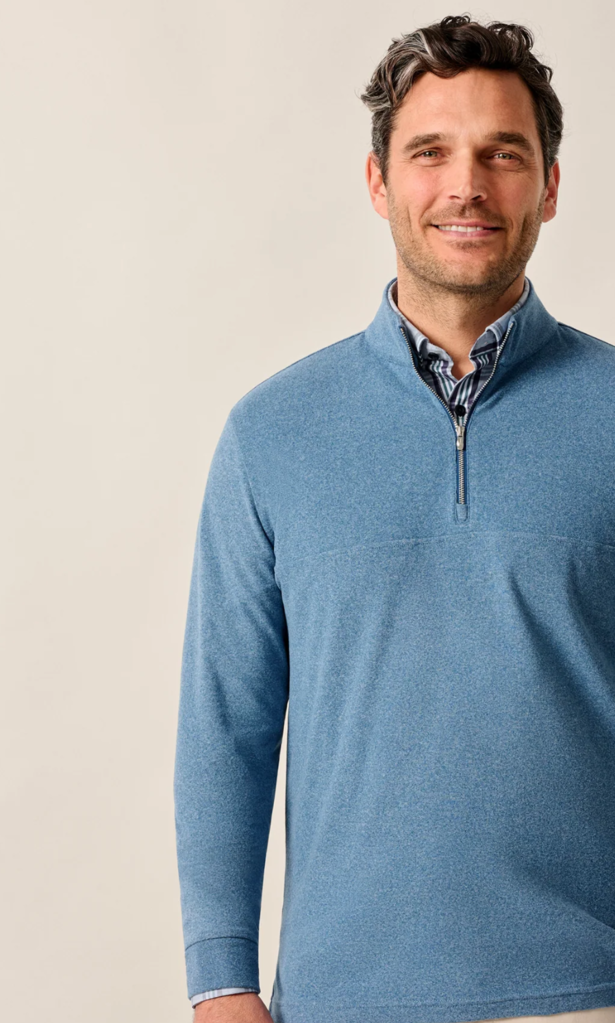 JOHNNIE-O Mikey Performance 1/4 Zip Pullover