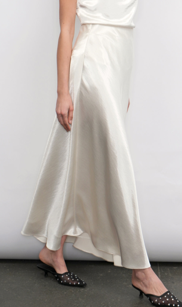 PAIGE MIDI SLIP SKIRT