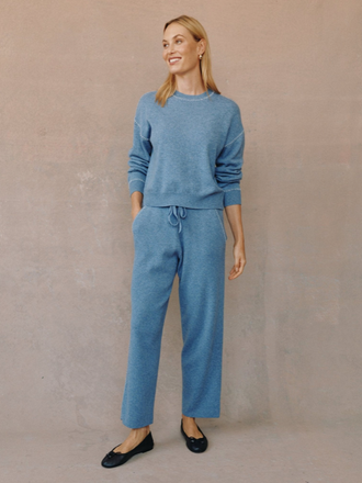 BELLA DAHL WHIP STITCH STRAIGHT LEG PANT