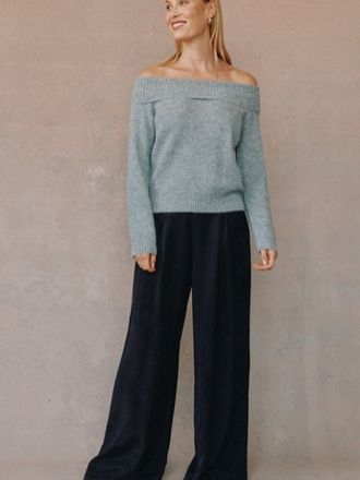 BELLA DAHL OFF SHOULDER SWEATER