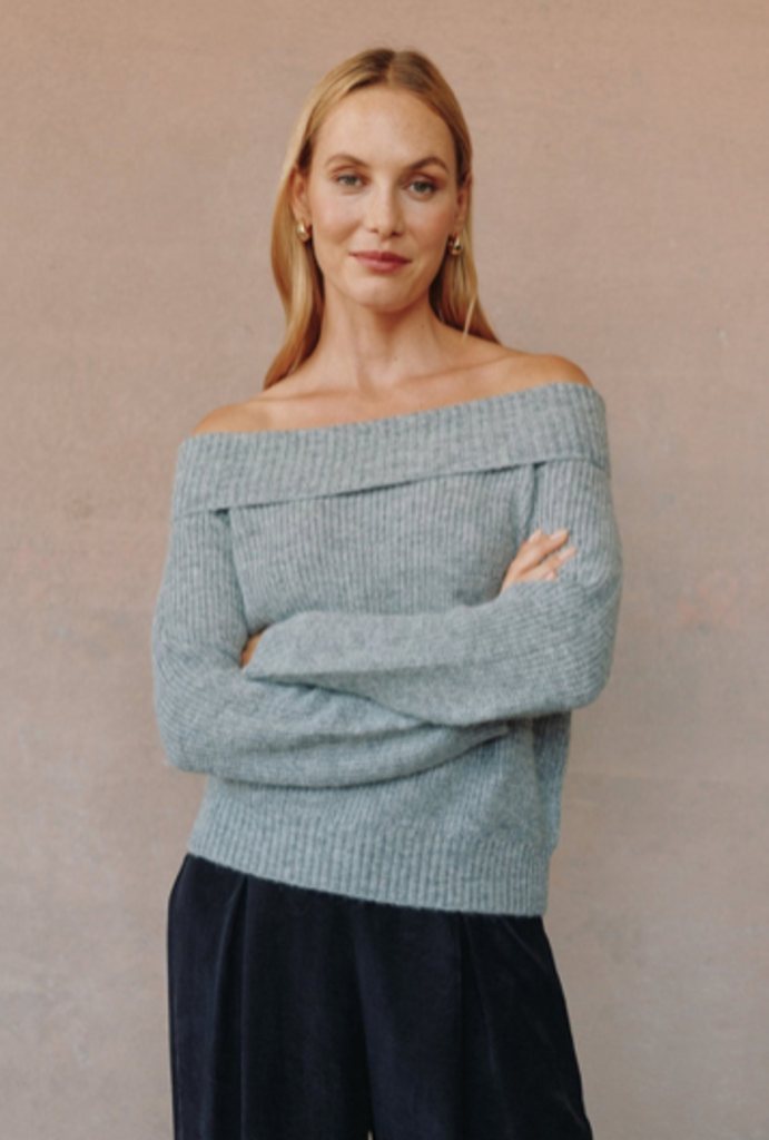 BELLA DAHL OFF SHOULDER SWEATER