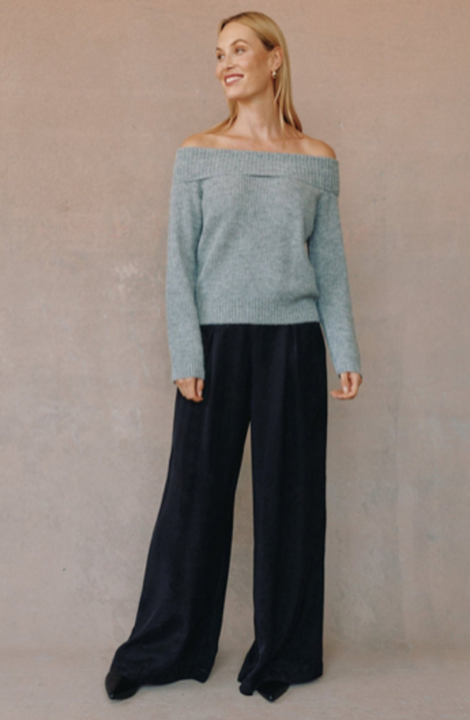 BELLA DAHL OFF SHOULDER SWEATER
