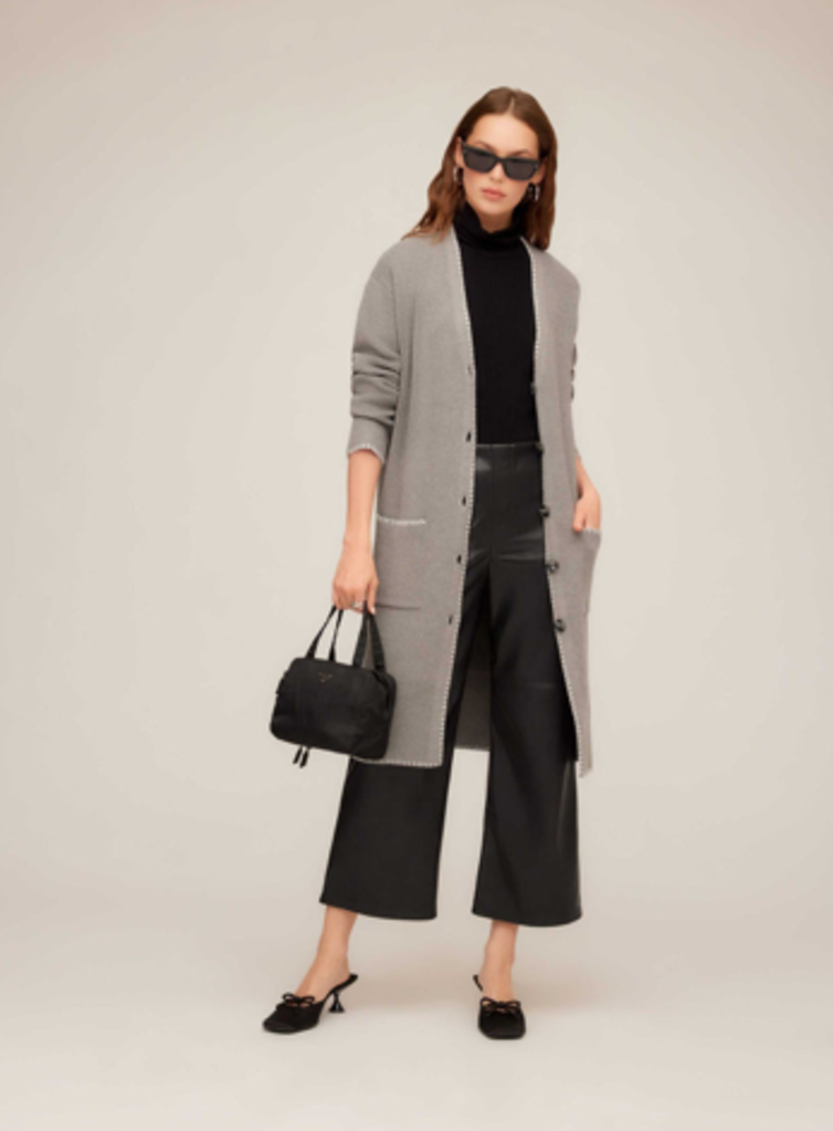 FIFTEEN TWENTY FAUX CROP PANT