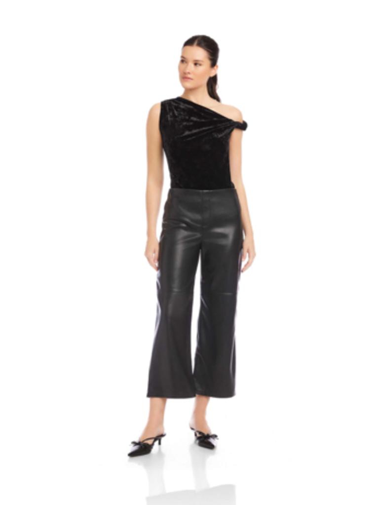 FIFTEEN TWENTY FAUX CROP PANT