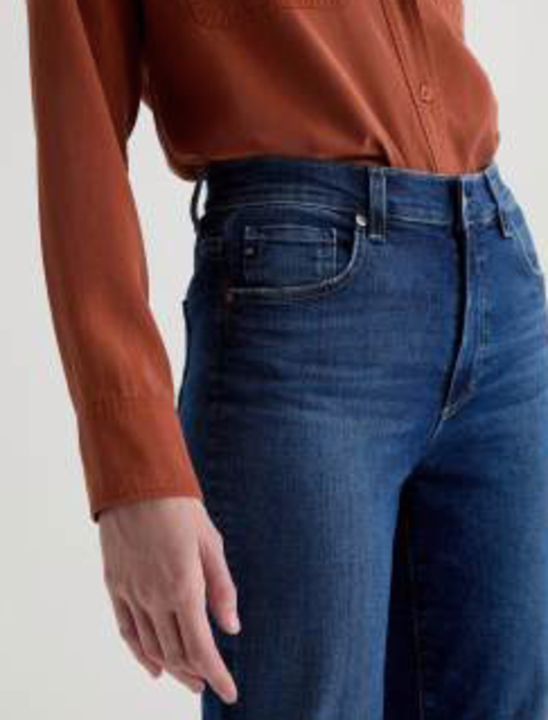 AG JEANS BRINLEY MID-RISE STRAIGHT