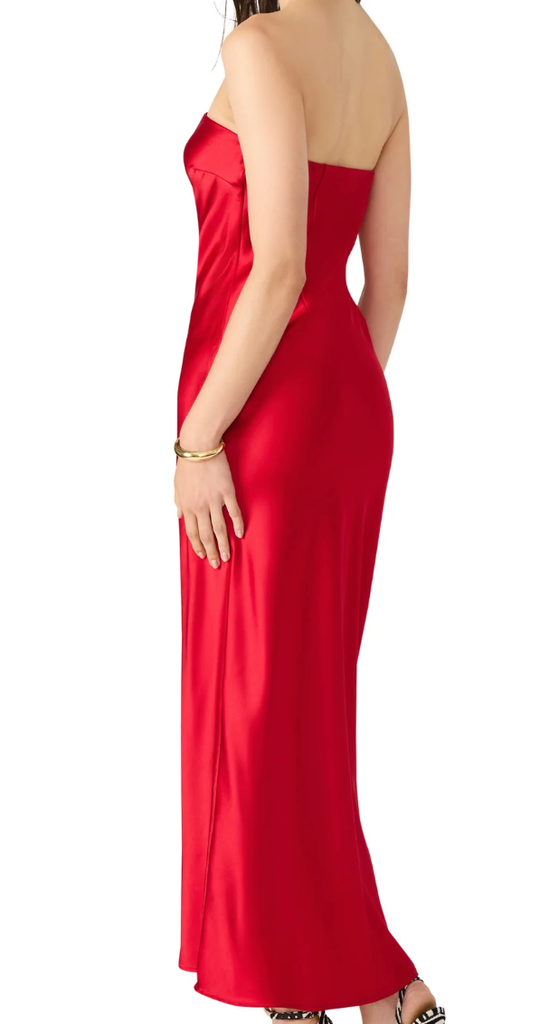 STEVE MADDEN JESSAMINE DRESS DARK RED