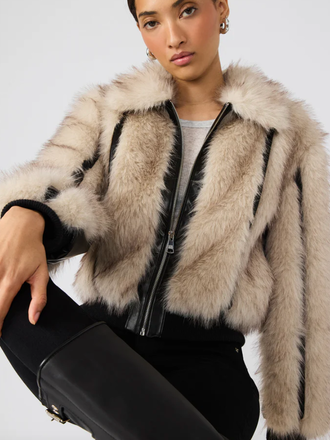 STEVE MADDEN CHARMAINE JACKET NATURAL