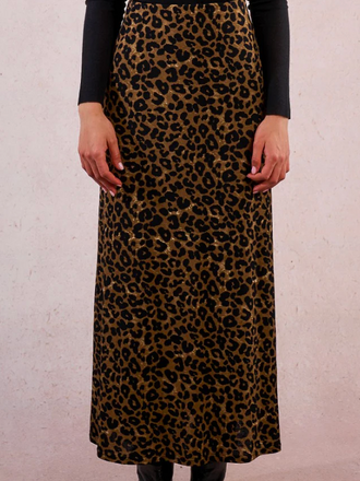 MOLLY BRACKEN KNITTED SKIRT KHAKI