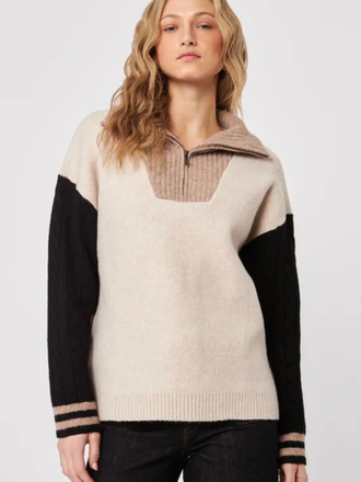 JOHN & JENN GARY DRIFTWOOD SWEATER