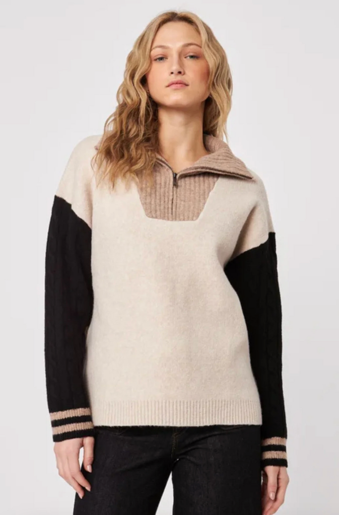 JOHN & JENN GARY DRIFTWOOD SWEATER