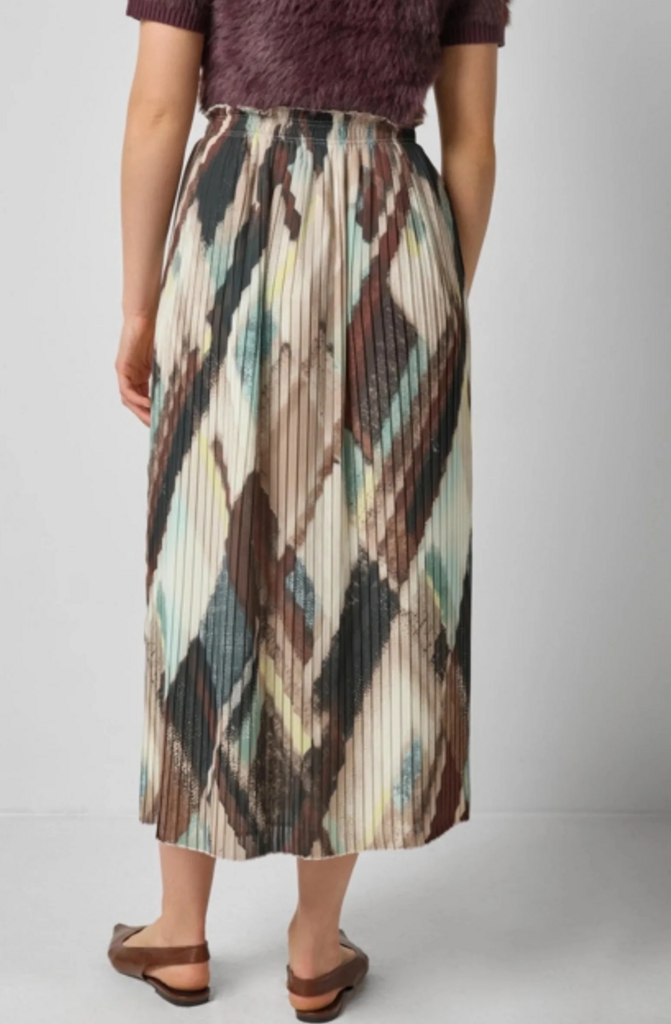 PLEATED MAXI SKIRT