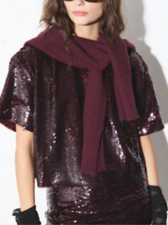 DÈLUC THE LOGAN TOP BORDEAUX