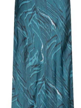 ESQUALO CRYSTAL WAVES PRINT SKIRT