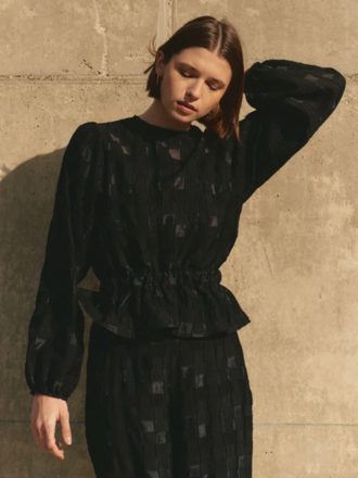 MUS & BOMBON MANHATTAN BLOUSE BLACK