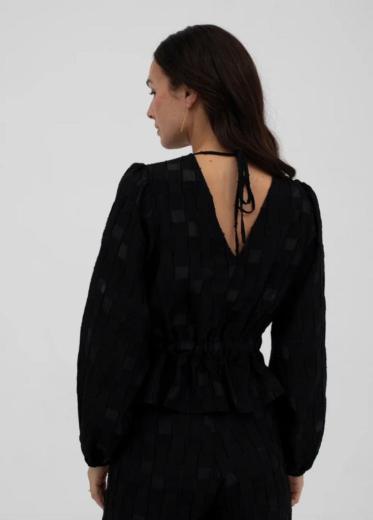 MUS & BOMBON MANHATTAN BLOUSE BLACK