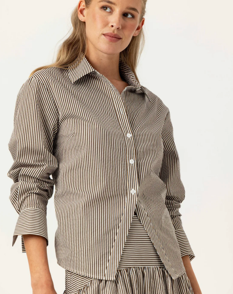 STRIPED ASTER SHIRT UMBER