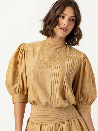 MONI TOP BRUSHED GOLD