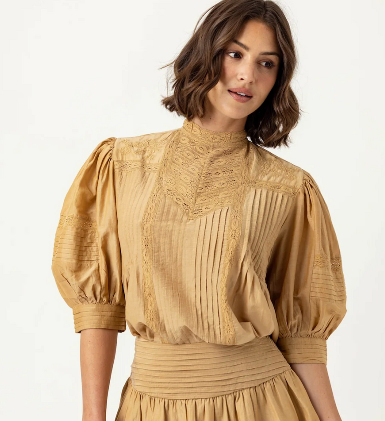 MONI TOP BRUSHED GOLD