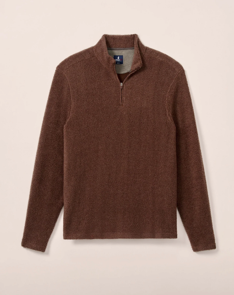 JOHNNIE-O DION SHERPA 1/4 ZIP PULLOVER