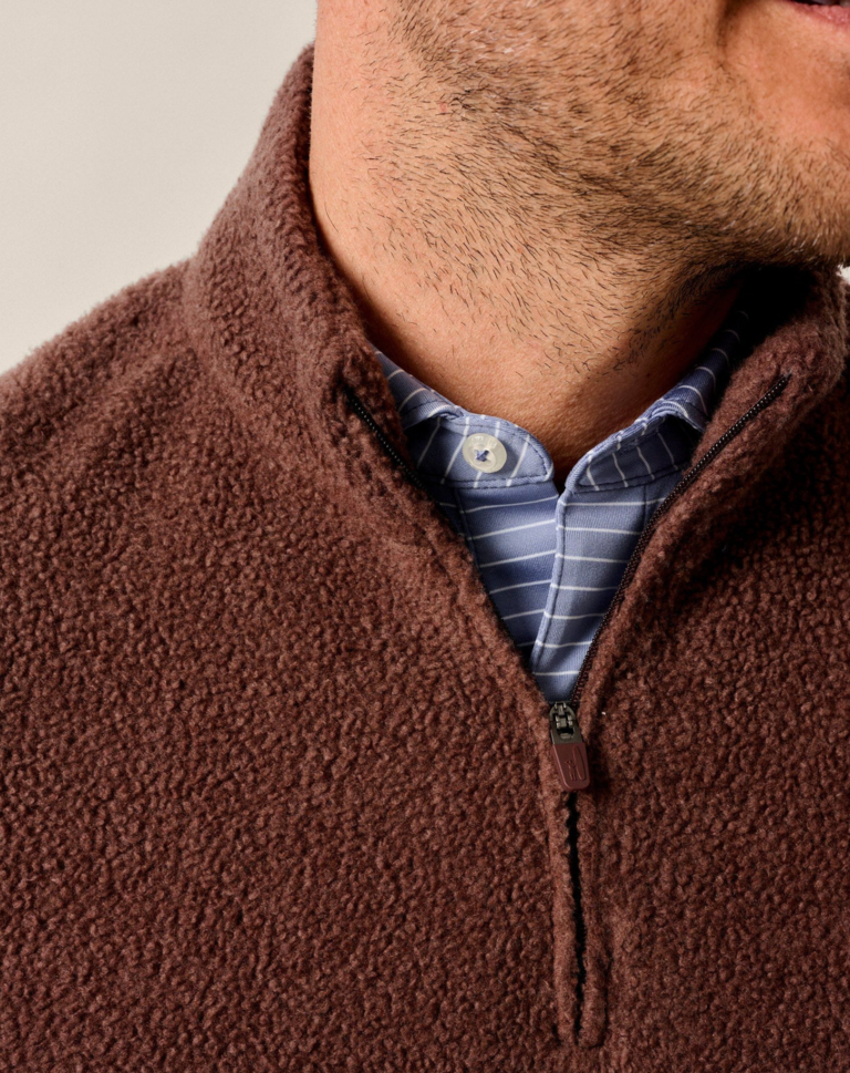 JOHNNIE-O DION SHERPA 1/4 ZIP PULLOVER