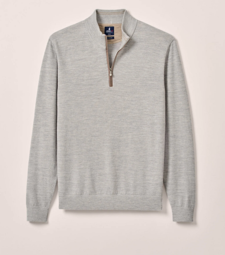JOHNNIE-O RAYNOR MERINO 1/4 ZIP SWEATER