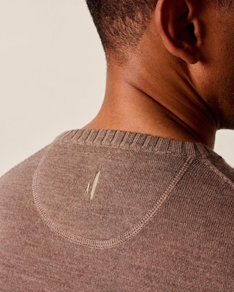 JOHNNIE-O RONALD MERINO WOOL CREWNECK SWEATER