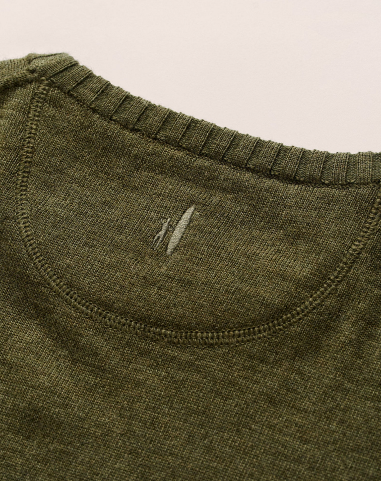 JOHNNIE-O RONALD MERINO WOOL CREWNECK SWEATER