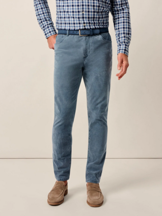 JOHNNIE-O HAMPTON GARMENT DYED CORDUROY PANT