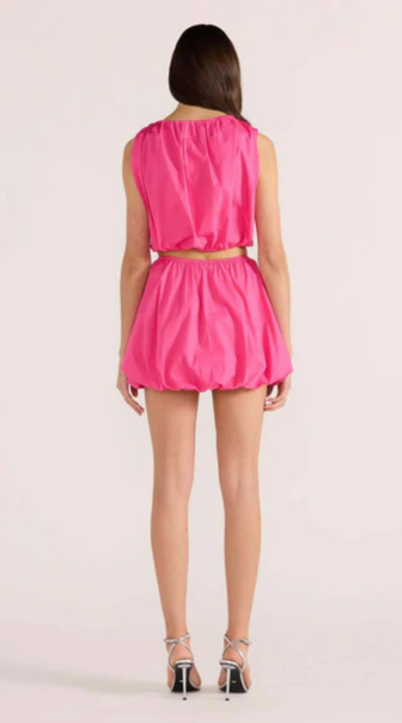 MINKPINK CELESTIA BUBBLE CROP TOP