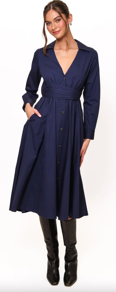 CORA DRESS NAVY
