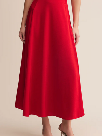 Z SUPPLY NORTHPOINTE SATIN MIDI SKIRT