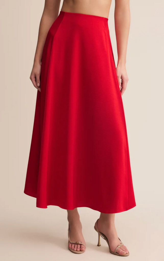 Z SUPPLY NORTHPOINTE SATIN MIDI SKIRT