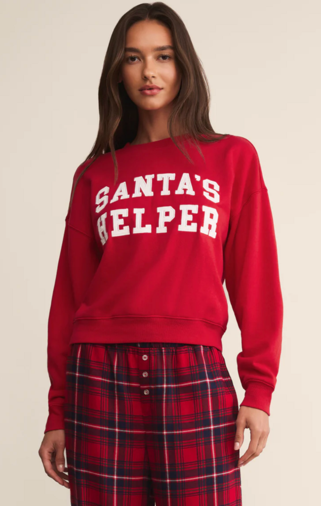 Z SUPPLY FESTIVE HOLIDAY SWEATSHIRT