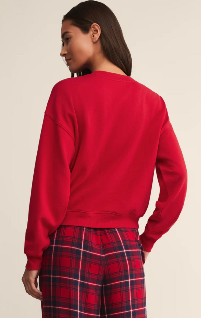 Z SUPPLY FESTIVE HOLIDAY SWEATSHIRT