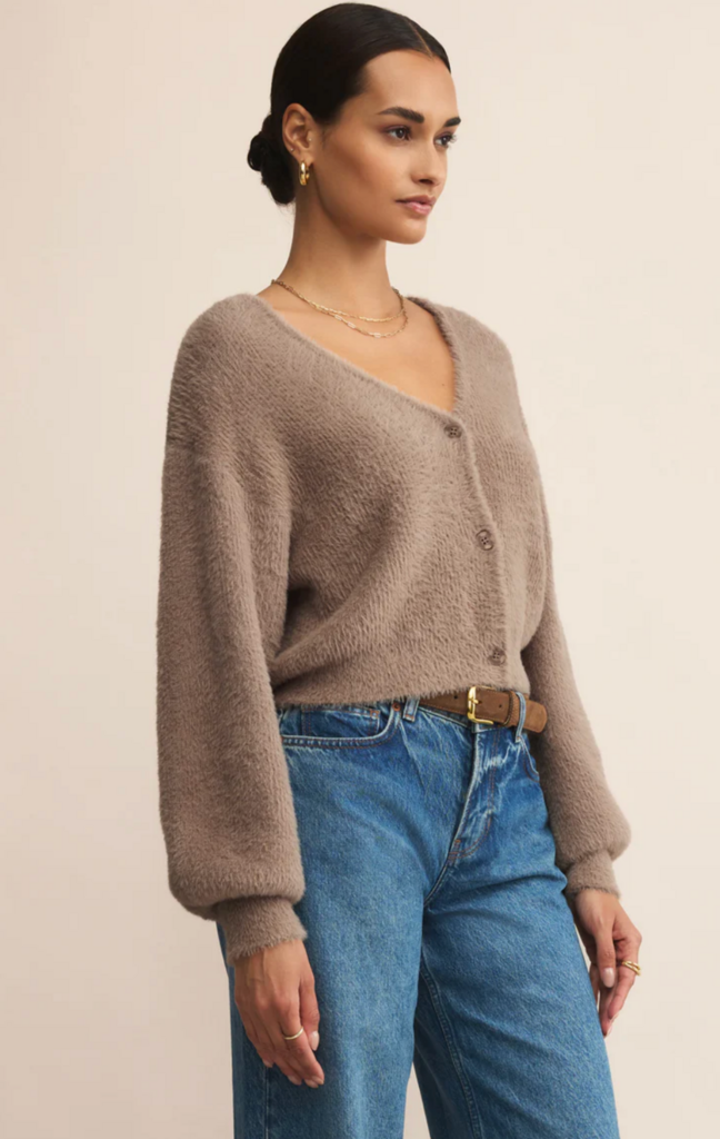Z SUPPLY SADIRA FLUFFY CROP CARDIGAN