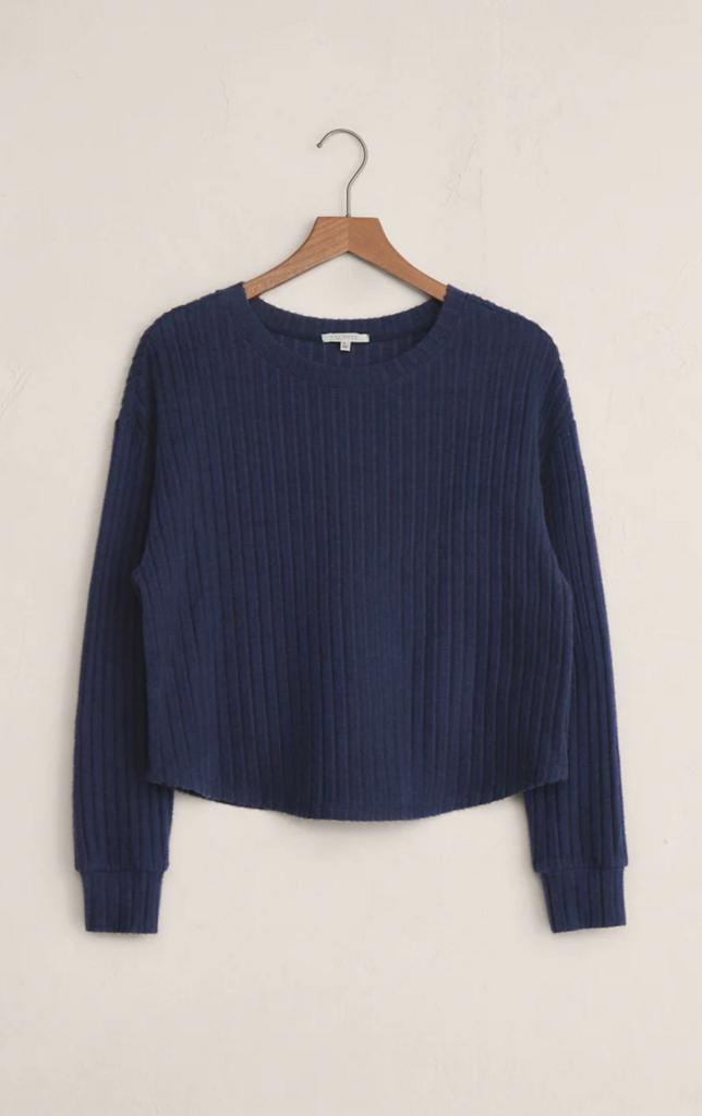 Z SUPPLY ELFIE RIB LONG SLEEVE TOP