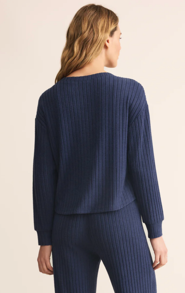 Z SUPPLY ELFIE RIB LONG SLEEVE TOP