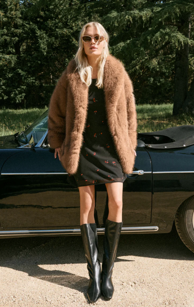 Z SUPPLY LOGAN FAUX FUR COAT