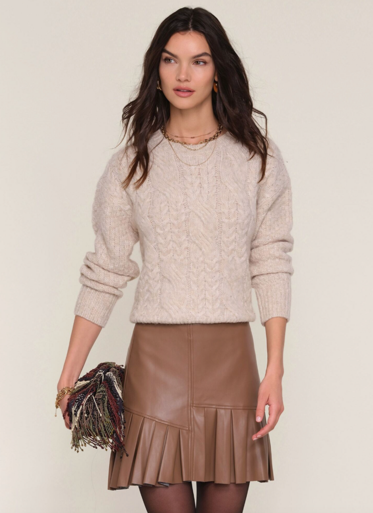 HEARTLOOM WEISS SKIRT WALNUT