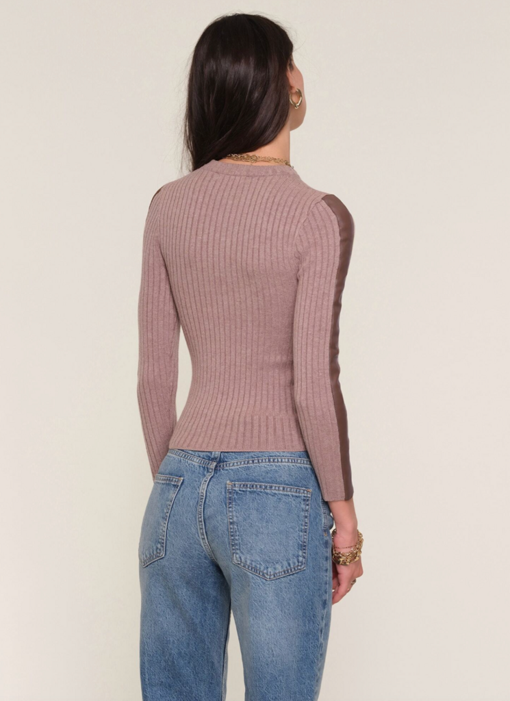 HEARTLOOM IRWIN TOP MINK