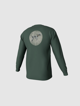 SOUTHERN POINT VINTAGE CIRCLE GREYTON LONG SLEEVE POCKET TEE