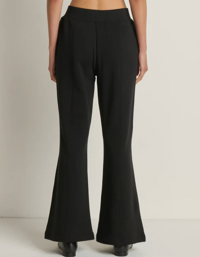 NATION LTD REECE KICK FLARE SWEATPANT JET BLACK