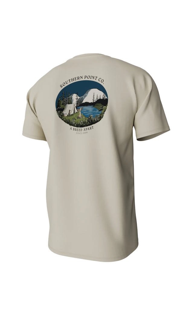 SOUTHERN POINT RIVER CAMPING SHORT SLEEVE POCKET TEE