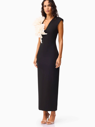ELLIATT ZAHARA V NECK GOWN