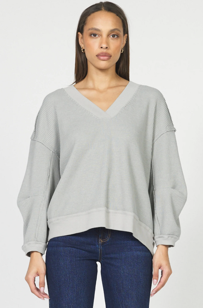 DEAR JOHN MARTINE WAFFLE SWEATSHIRT