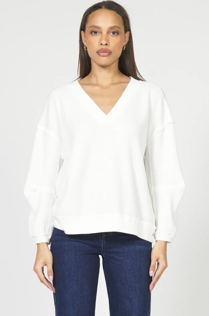 DEAR JOHN MARTINE WAFFLE SWEATSHIRT